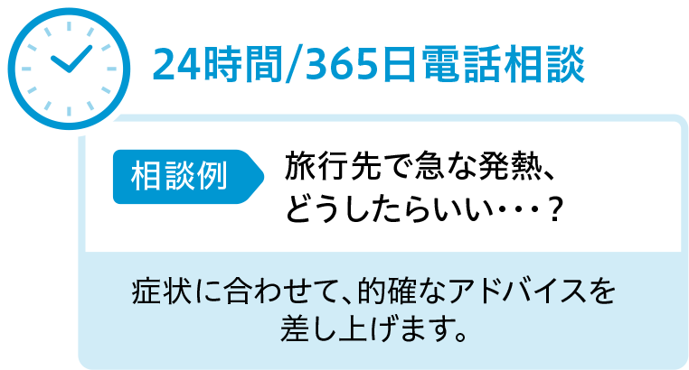 24時間/365日 電話相談